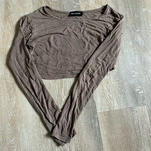 Pretty Little Thing Cropped Long Sleeve